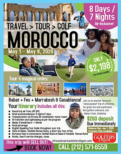 Morocco flyer border