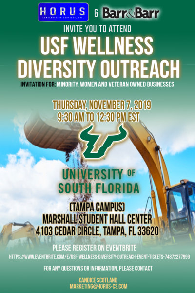 Usf outreach event flyer