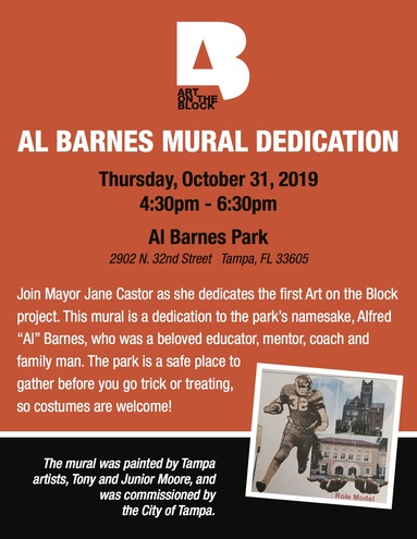 Mayor Castor S Art On The Block The Al Barnes Park Mural Reveal