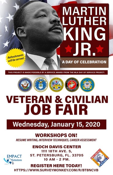 MLK Jr. Day of Celebration Veteran & Civilian Job Fair