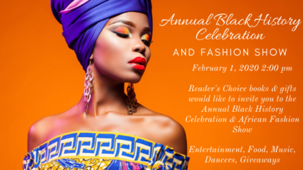 Annual black history celebration   african fashion show