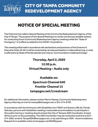 Cra virtual meeting notice   april 2