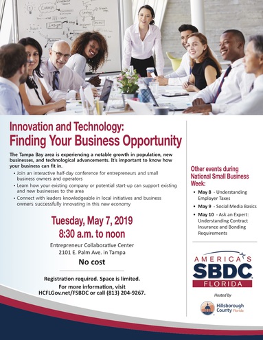 Ed fsbdc innovation tech flyer