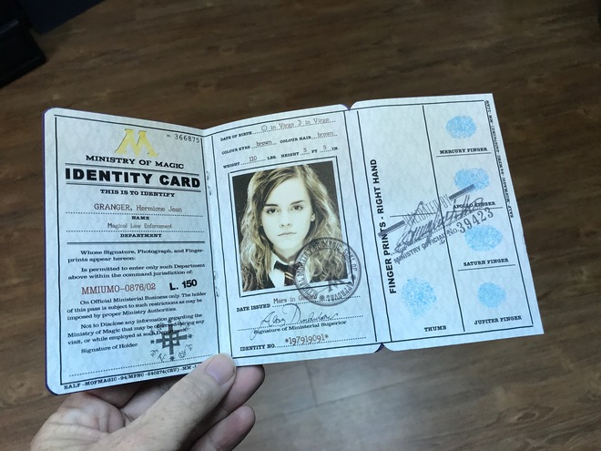 Character Ministry of Magic ID - 3D Printing and Prototyping at ...