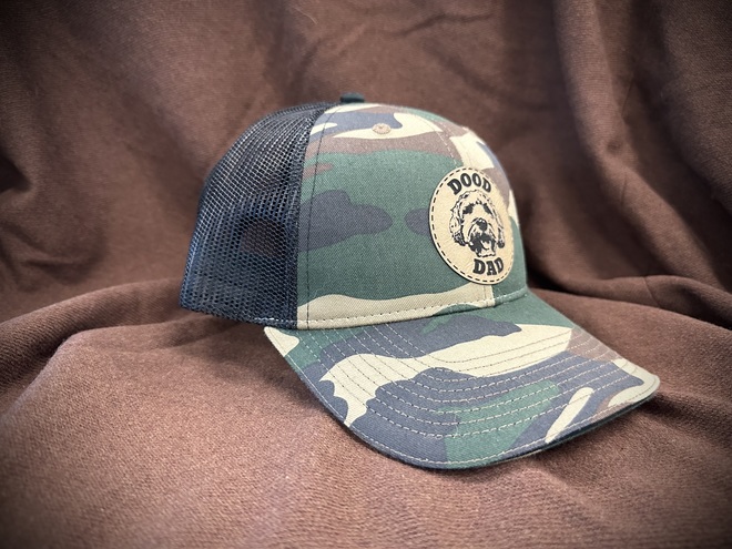 Dood Dad Laser Cut Patch Hat - Camo and Mesh