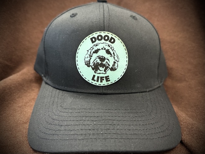 Dood Mom Laser Cut Patch Hat - Black